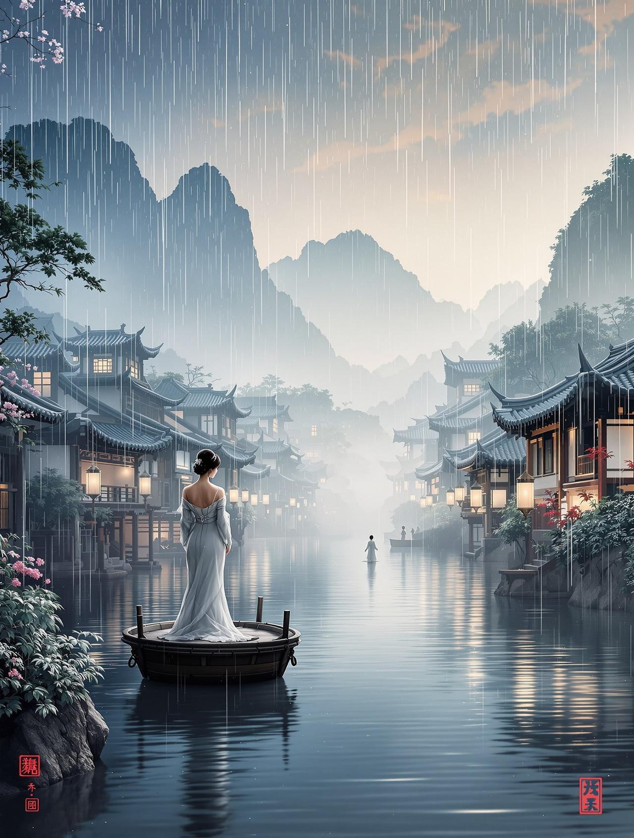 烟雨江南